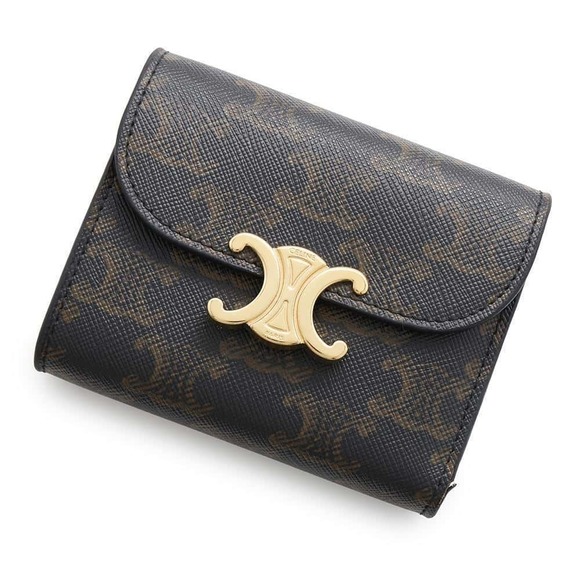 Celine Warranty Triomphe Wallet Flap s - Picture 1 of 8